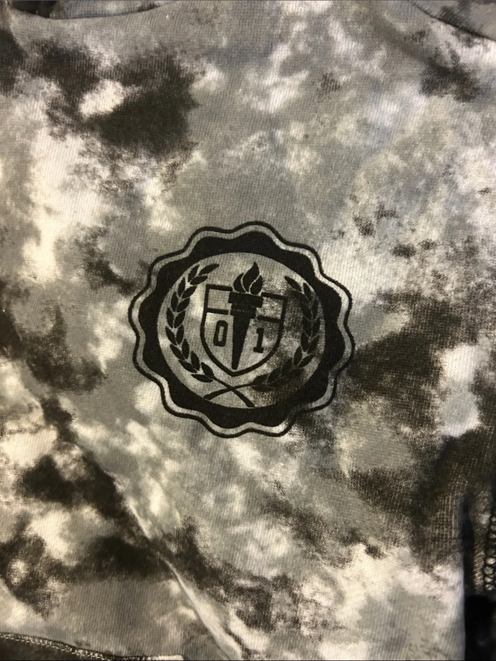 Epic Threads Black & Gray Tie-Dye Hooded Sweatshirt 🌹